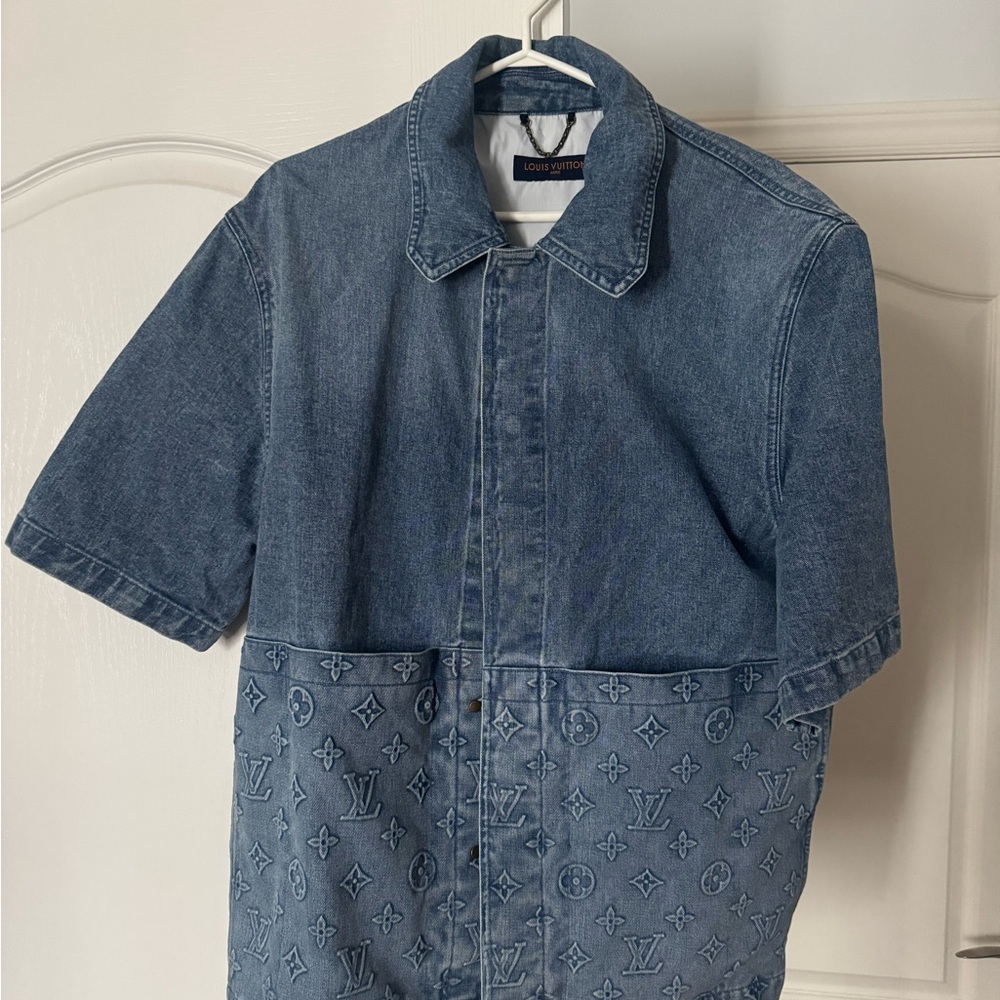 Louis Vuitton short sleeve jeans jacket